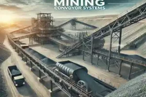 Top Mining Conveyor Systems A high tech mining conveyor system in operation at a large, open pit mine during the day with clear skies